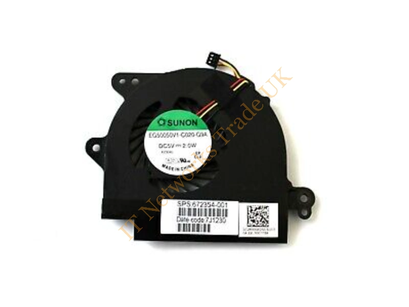 672354-001 HP Fan Assembly for Folio 13 Laptop Cooling Fan