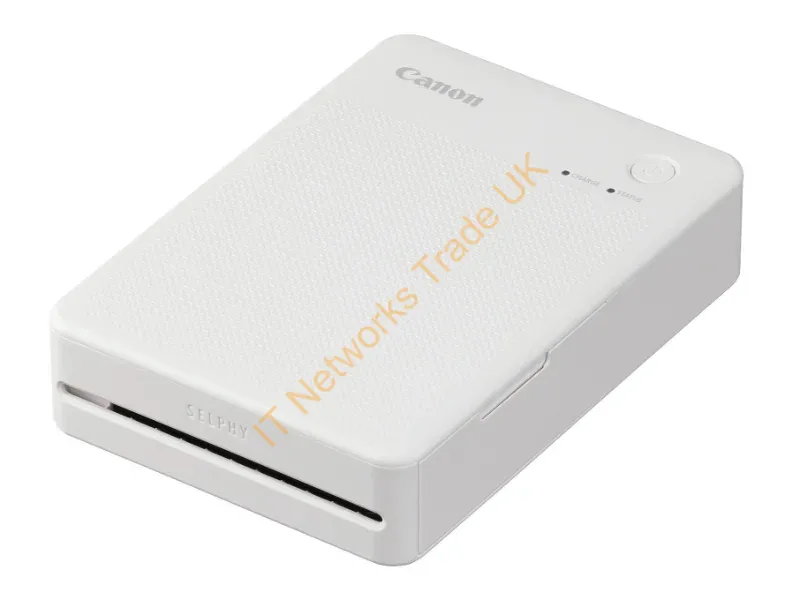 6753C001 - Canon Selphy Qx20 Wh Photo Printer Dye-Sublimation 287 X 287 Dpi 2.8" X 3.3" (7.2X8.5Cm) Wi-Fi