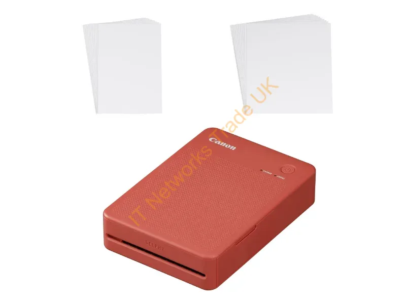 6754C001 - Canon SELPHY QX20 RD photo printer Dye-sublimation 287 x 287 DPI 2.8" x 3.3" (7.2x8.5cm) Wi-Fi