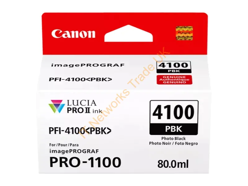 6777C002 - Canon Lucia Pro Ii Ink Cartridge 1 Pc(S) Original Photo Black