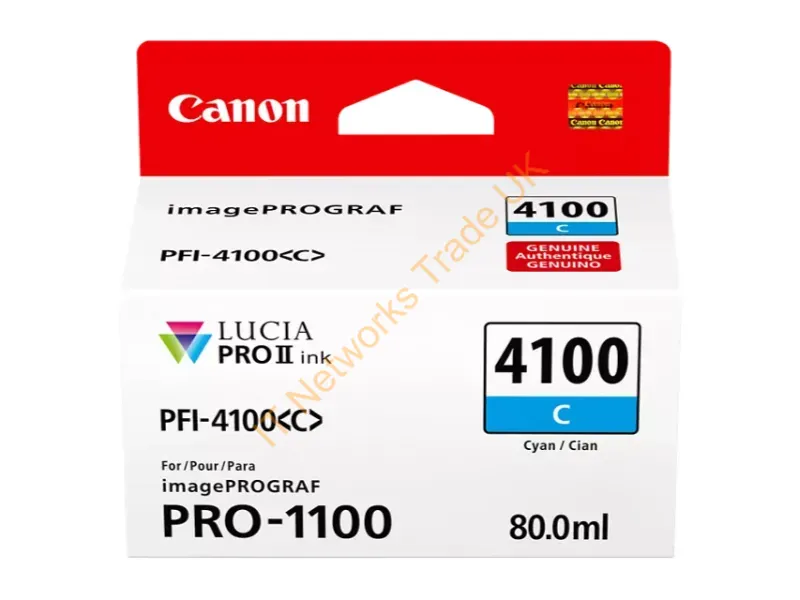 6778C002 - Canon Lucia Pro Ii Ink Cartridge 1 Pc(S) Original Cyan