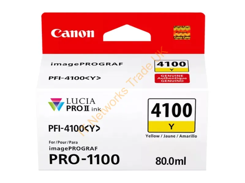6780C002 - Canon Lucia Pro Ii Ink Cartridge 1 Pc(S) Original Yellow