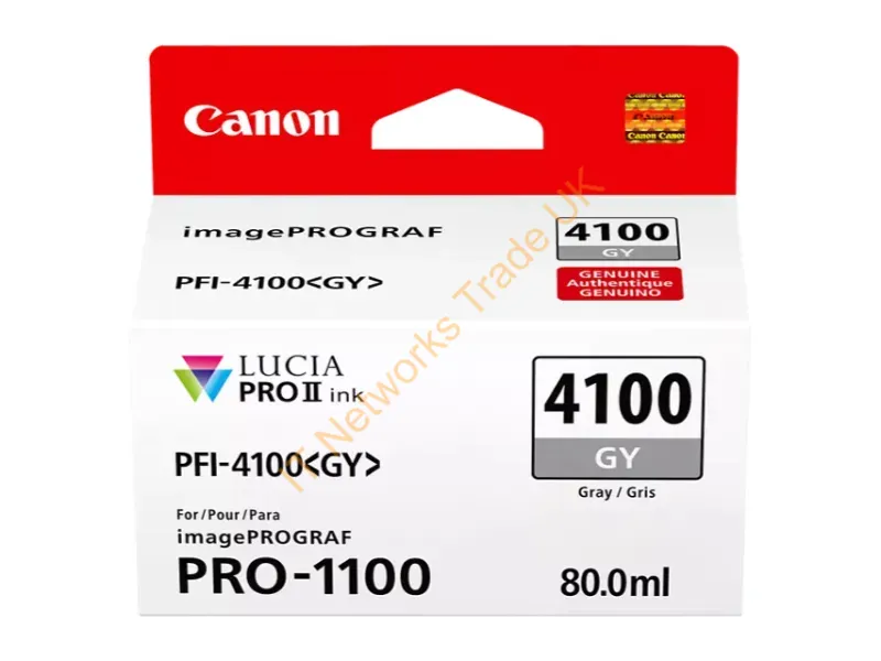 6783C002 - Canon Lucia Pro Ii Ink Cartridge 1 Pc(S) Original Gray