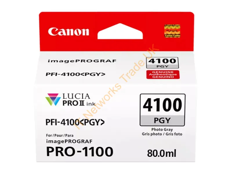 6784C002 - Canon Lucia Pro Ii Ink Cartridge 1 Pc(S) Original Photo Gray