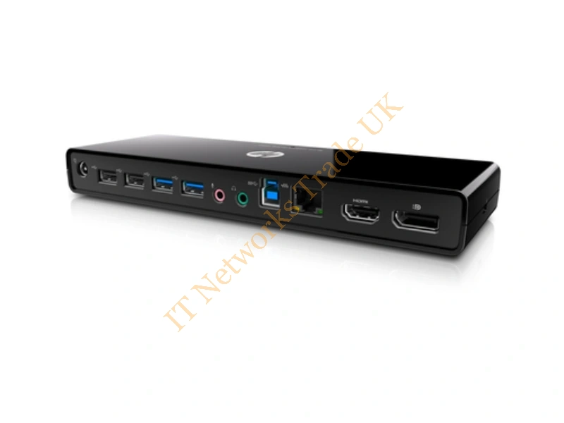 681280-001 HP 3005PR USB 3.0 Port Replicator HDMI DisplayPort with AC Adapter Laptop Accessory