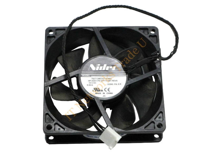 684025-001 HP 92x25mm Front CPU Cooling Fan Assembly for Z800 Z820 Z840 Workstation