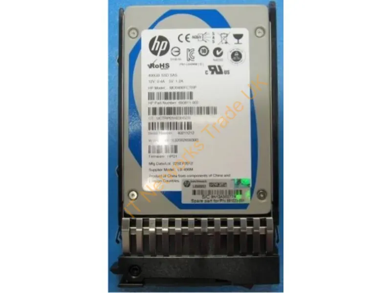 691023-001 - Hpe 691023-001 Internal Solid State Drive 400 Gb 2.5" Sas Mlc