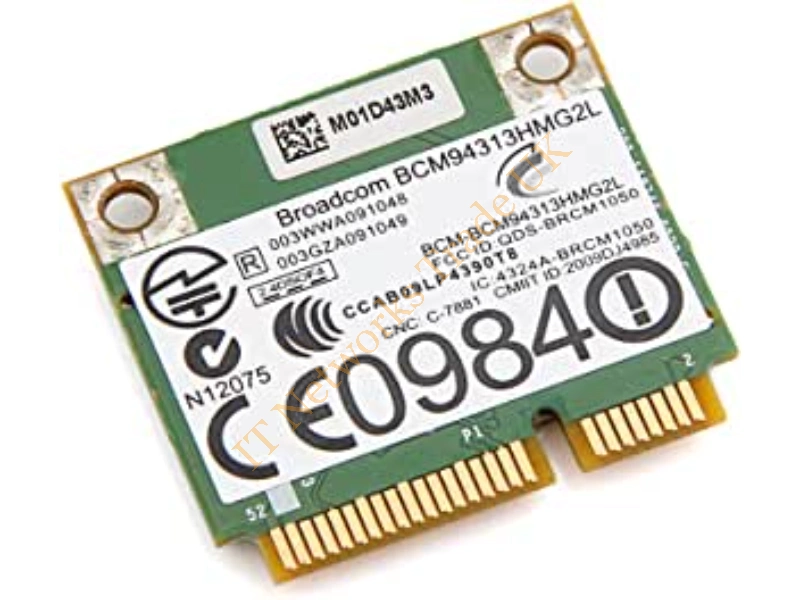 695915-001 HP Broadcom 43228 Mini PCI-Express 802.11a/b/g/n Half-Mini Wireless Lan (WLAN) Network Interface Card Wireless LAN Card