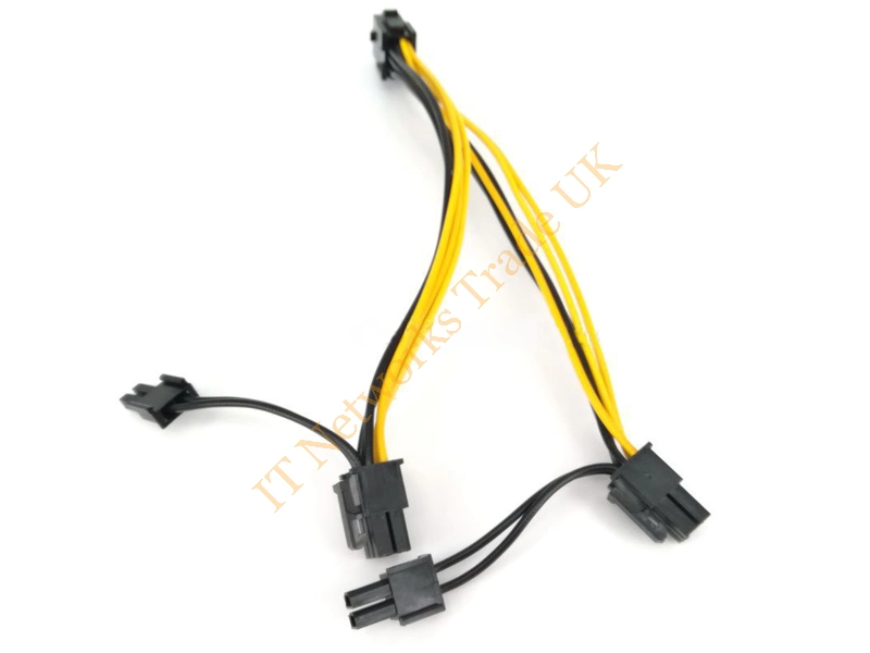 697018-001 HP 6-to-2 Pin and 6-Pin 2-Way Splitter Miscellaneous Cable