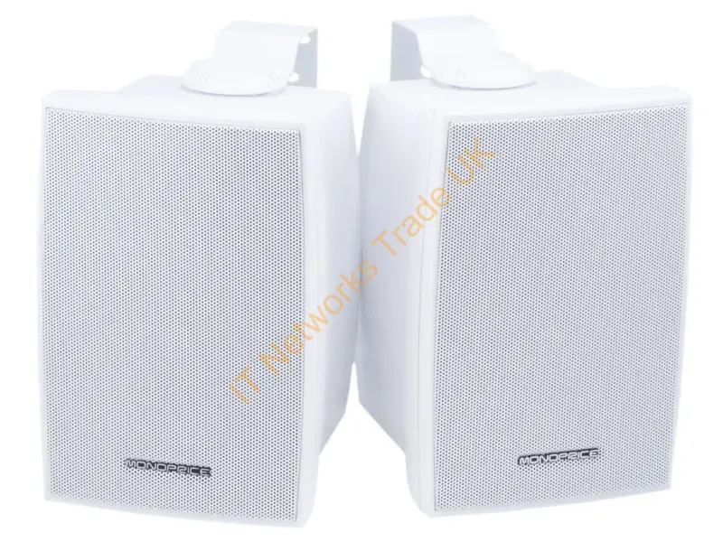 6971 - Monoprice 6971 Loudspeaker 2-Way White Wired 40 W