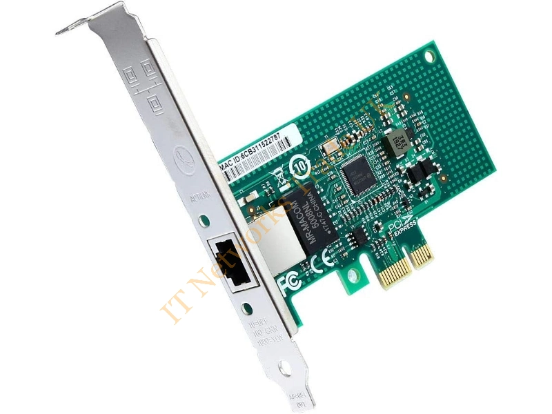 697356-001 HP Intel i210 Pro 10/1000 Single Port PCI Express Ethernet Network Interface Card