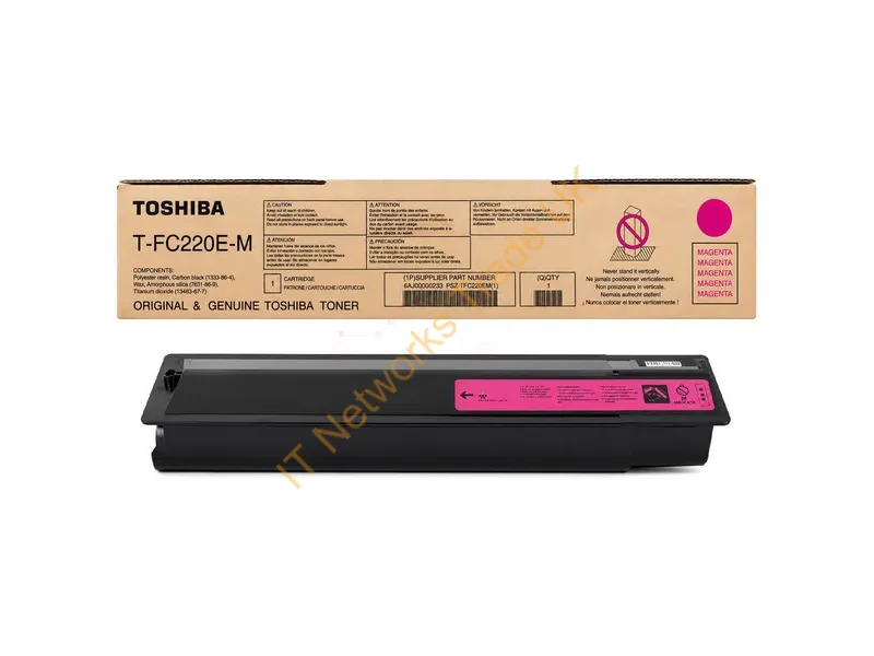 6AJ00000233 - Toshiba 6AJ00000233/T-FC220EM Toner magenta, 38K pages ISO/IEC 19752 for Toshiba E-Studio 2020 AC