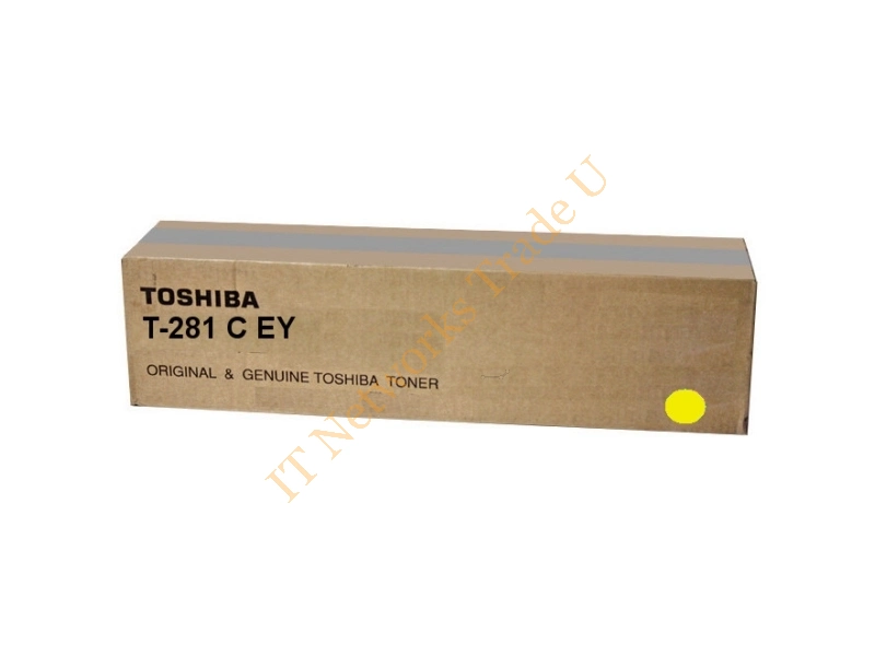Toshiba 6AK00000107 (T-281 C EY) Toner yellow, 10K pages @ 6% coverage, 220gr Accessory