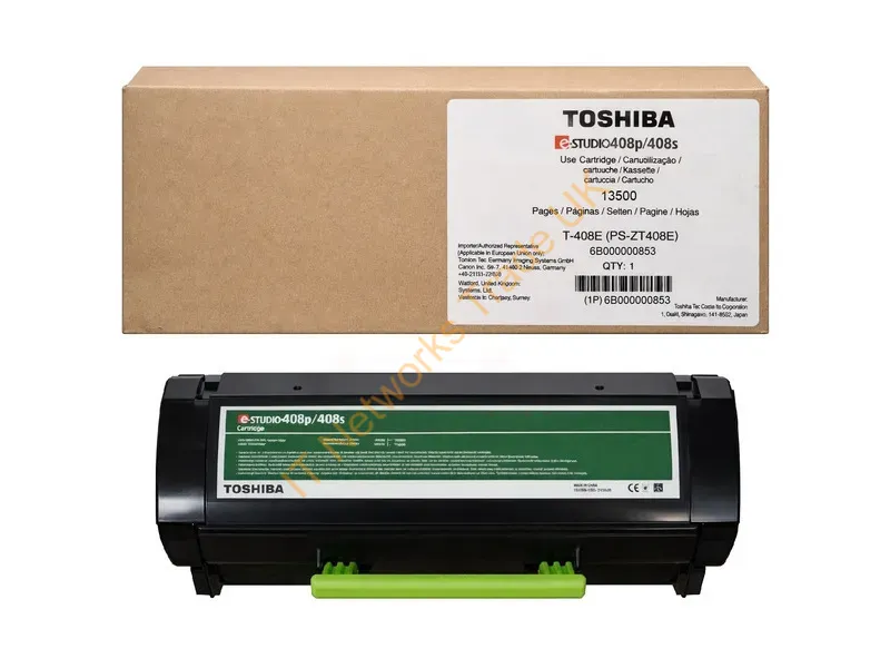6B000000853 - Toshiba 6B000000853/T-408E Toner-kit, 13.5K pages for Toshiba E-Studio 408