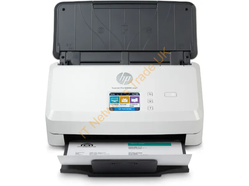 6FW08A#BGJ - Hp Scanjet Pro N4000 Snw1 Sheet-Fed Scanner 600 X 600 Dpi A4 Black, White