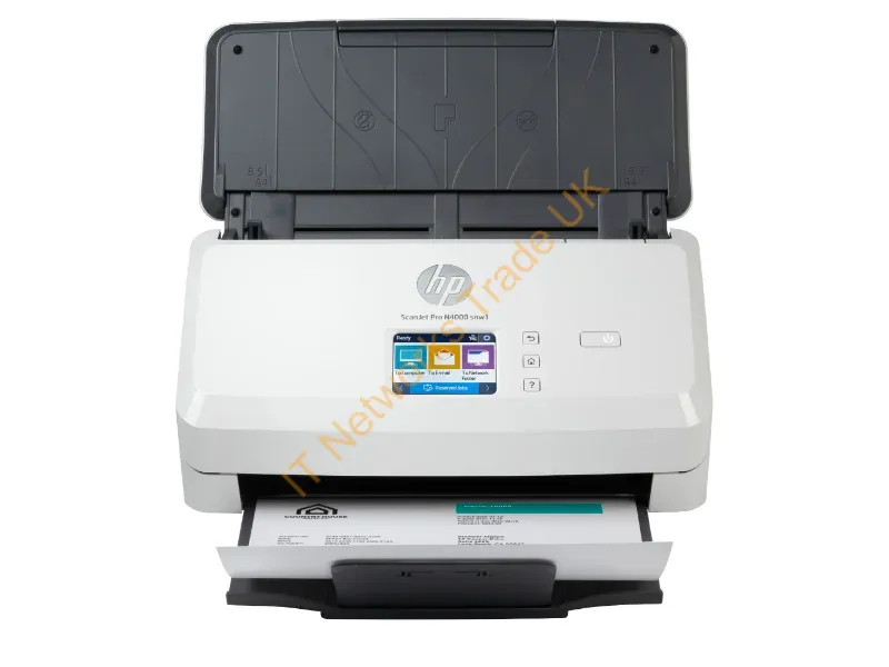 6FW08A - HP ScanJet Pro N4000 snw1 Sheet-fed scanner 600 x 600 DPI A4 Black, White