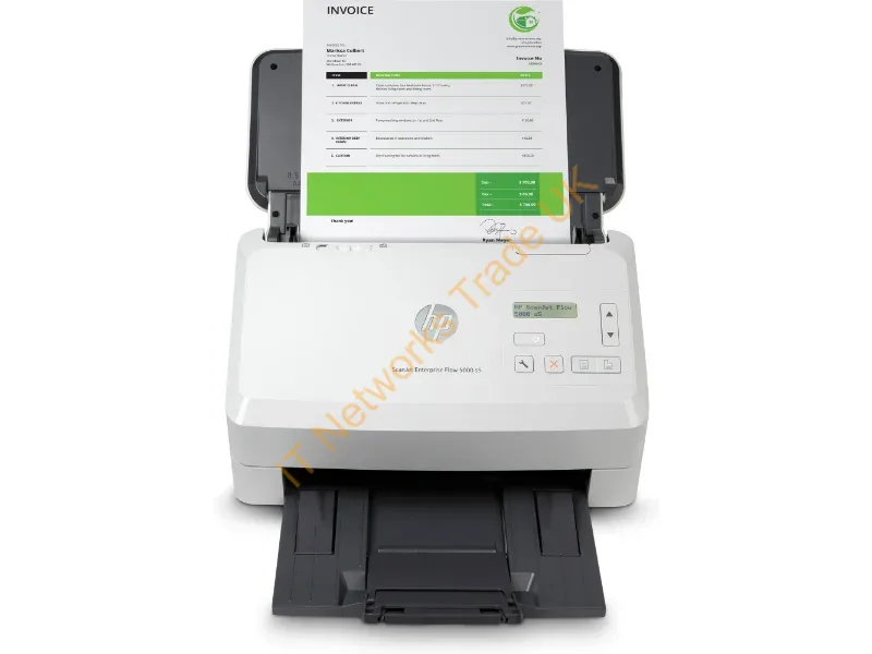 6FW09A#B19 - HP Scanjet Enterprise Flow 5000 s5 Sheet-fed scanner 600 x 600 DPI A4 White