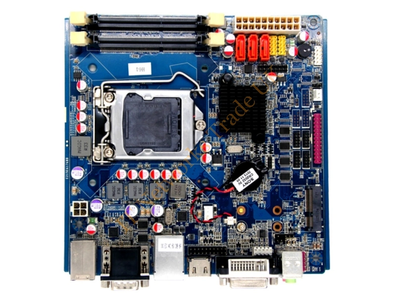 6G6JW Dell Intel H61 DDR3 2-Slot Mini-ITX System Board Socket LGA1155 for Alienware X51 V2 Desktop Motherboard