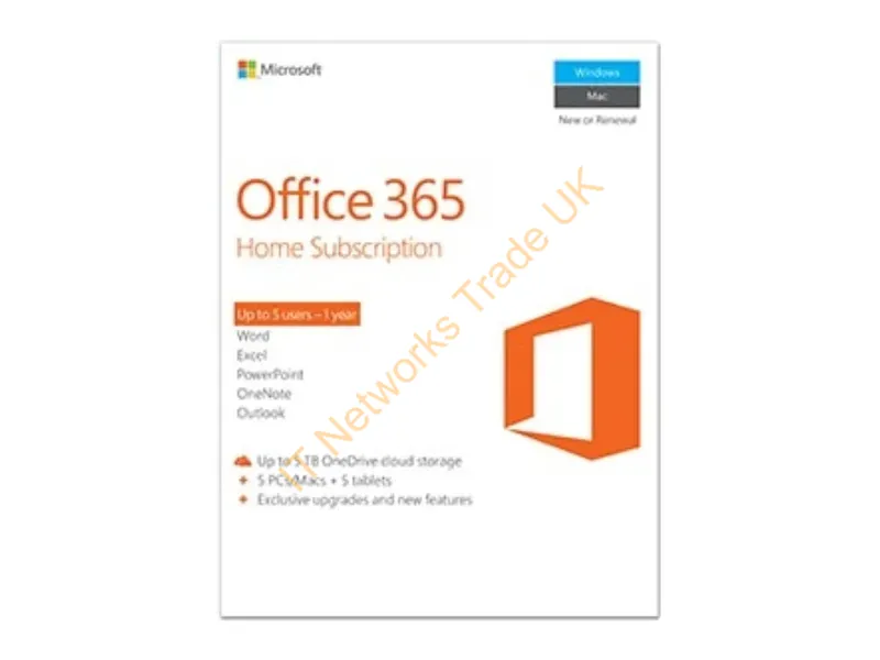 6GQ-00684 - Microsoft Office 365 Home Office suite English 1 year(s)