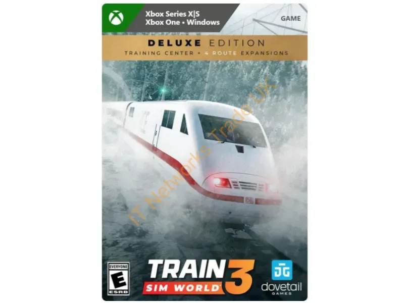 6JN-00202 - Microsoft Train Sim World 3: Deluxe Edition Xbox One/Xbox Series X/Xbox Series S/Pc