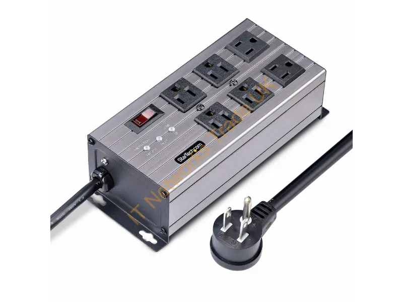 6N515S8-POWER-STRIP - Startech.Com 6N515S8-Power-Strip Power Distribution Unit (Pdu) 6 Ac Outlet(S) Gray