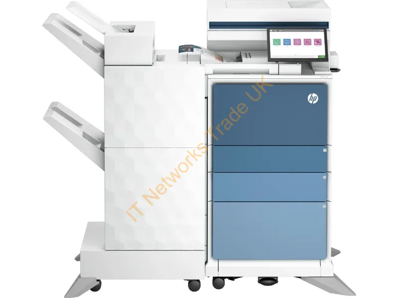6QN38A#B19 - HP Color LaserJet Enterprise Flow MFP 6800zfw+ Printer, Print, copy, scan, fax, Flow; Touchscreen; Stapling; TerraJet cartridge