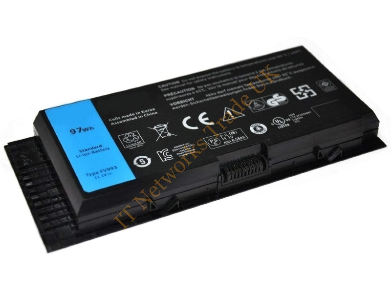 6R1V8 Dell 6-Cell 65WHr Battery 5500 Precision M4800 M6800 Laptop Battery