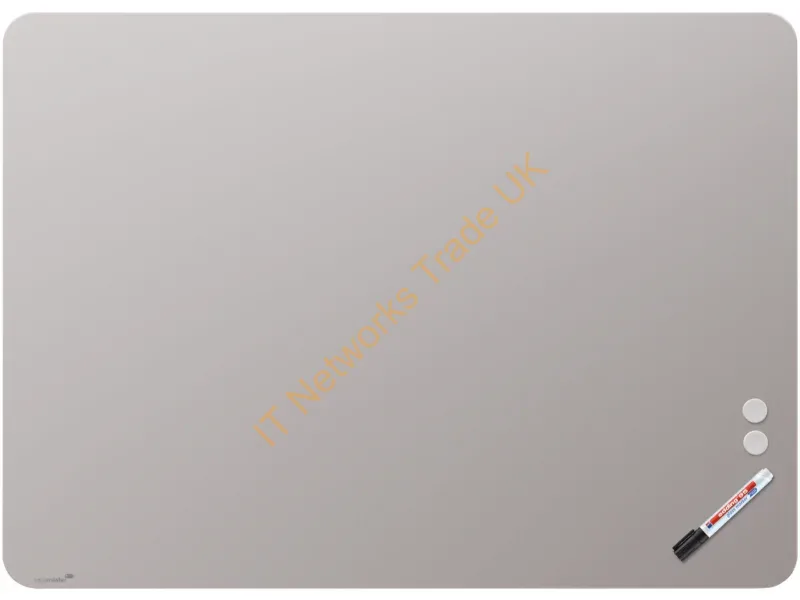 7-104254 - Legamaster MATTE RC glassboard 90x120cm warm grey