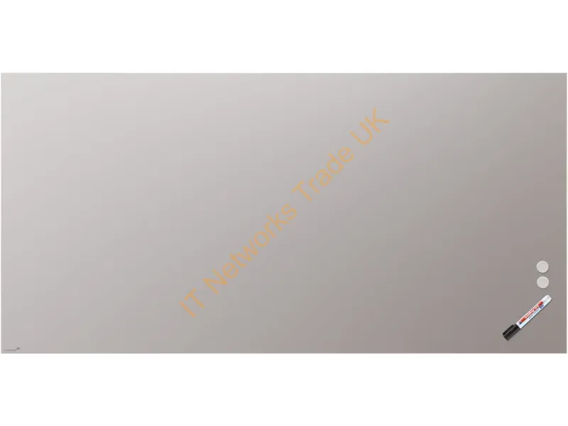 7-104964 - Legamaster MATTE glassboard 100x200cm warm grey