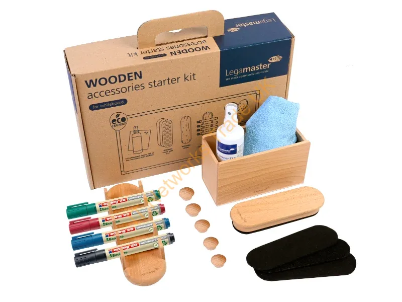 7-125600 - Legamaster WOODEN whiteboard starter kit 17-piece