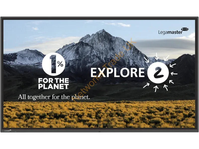 7-806110-75-UK - Legamaster EXPLORE 2 touch monitor EXP-7510 UK