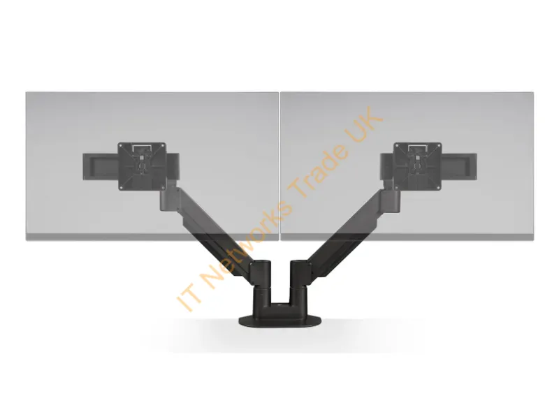 7000-2-800-SLD-104 - Hat Design Works 7000-2 Monitor Mount / Stand 32" Desk Black