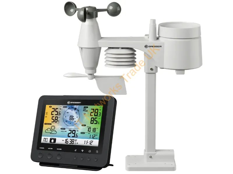 7002580 - Bresser Optics 7002580 digital weather station Black AC Wi-Fi