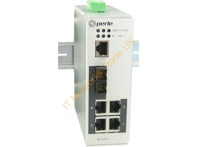 7012370 - Perle Ids-305F-Csd40 Managed L2 Gigabit Ethernet (10/100/1000) Metallic
