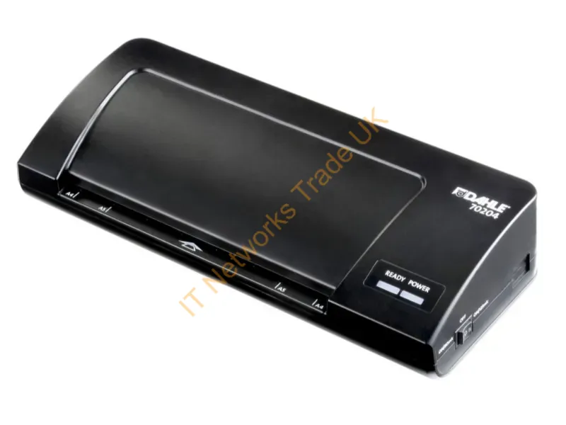 70204-17237 - Dahle 70204 A4 Laminator with 2 Heated silicone Rollers