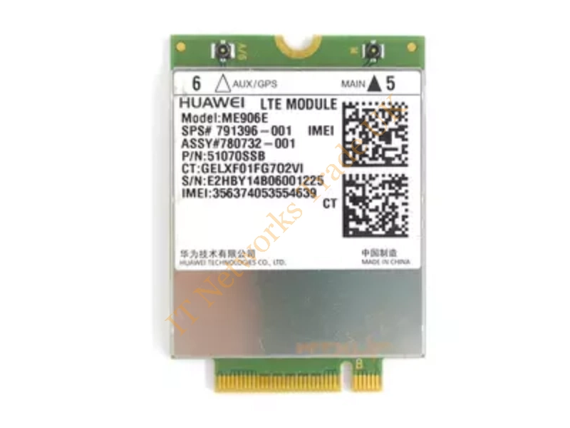 702199-002 HP LT4112 LTE/HSPA+ Gobi 4G Wireless Mobile Broadband Module with WWAN (EMEA Only) Wireless LAN Card