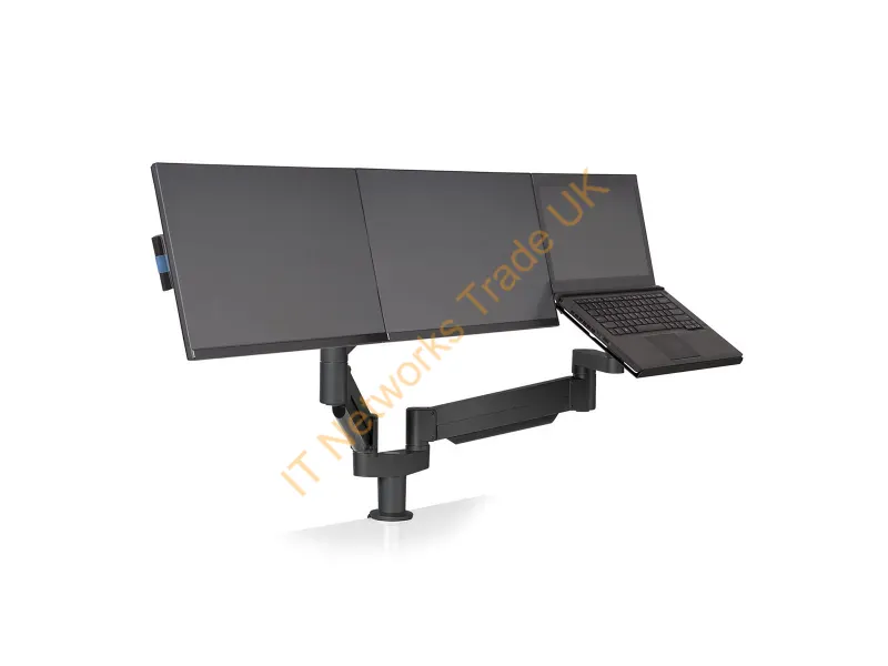 7050-SWITCH-1000-500SR-104 - Hat Design Works 7050-Switch-1000-500Sr-104 Monitor Mount / Stand 24" Black Desk