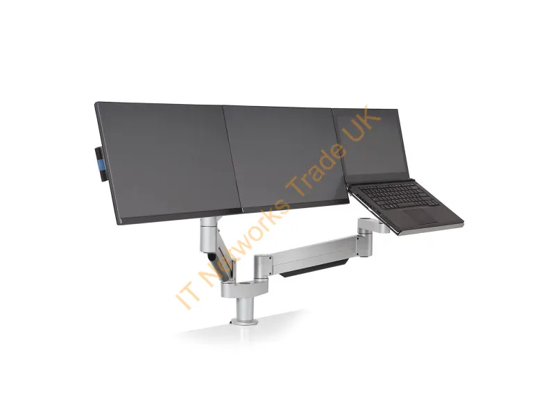 7050-SWITCH-1000-500SR-124 - Hat Design Works 7050-Switch-1000-500Sr-124 Monitor Mount / Stand 24" Silver Desk