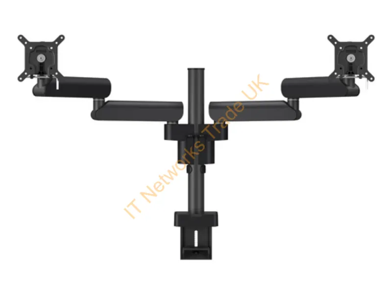 7122370 - Vogel's Vogel's MOMO 2237 Mounting kit (monitor arm) for 2 LCD displays black screen size: up to 34" desk-mountable
