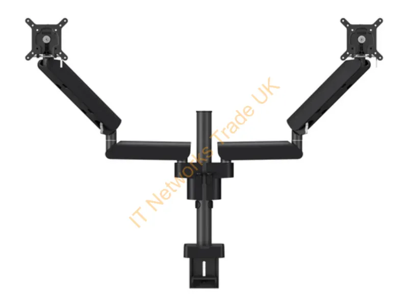 7142370 - Vogel's Vogel's MOMO 4237 Mounting kit (motion arm) modular for 2 LCD displays black screen size: 10"-43" desk-mountable