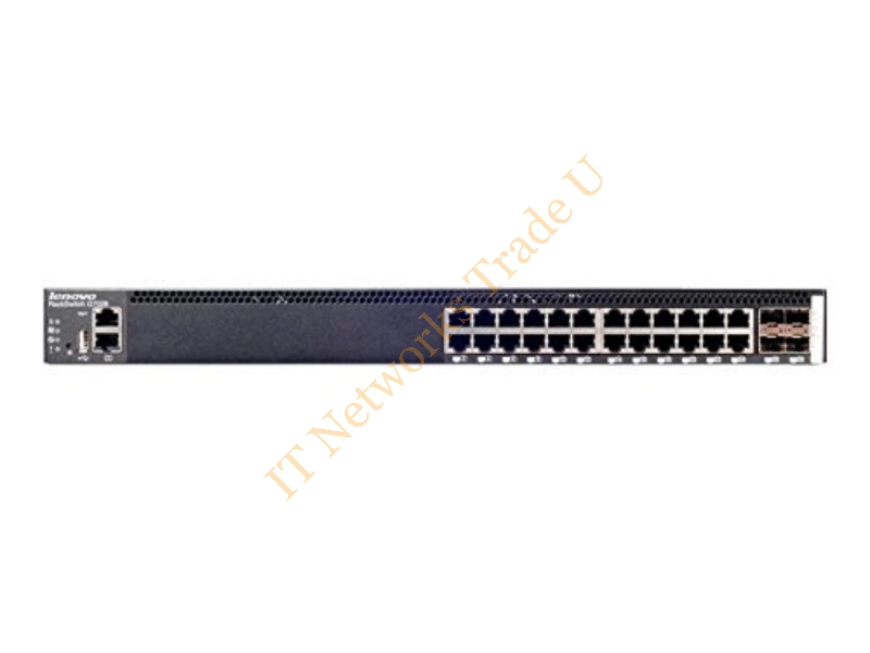 7159BAX Lenovo RackSwitch G7028 (Rear to Front) Network Switch