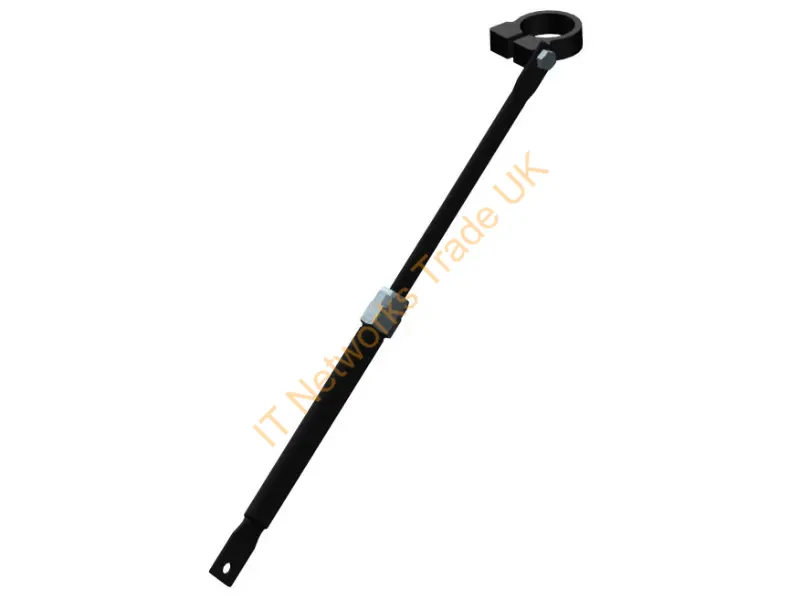 7160-0231 - Gamber-Johnson Support Brace - Long Black Metal