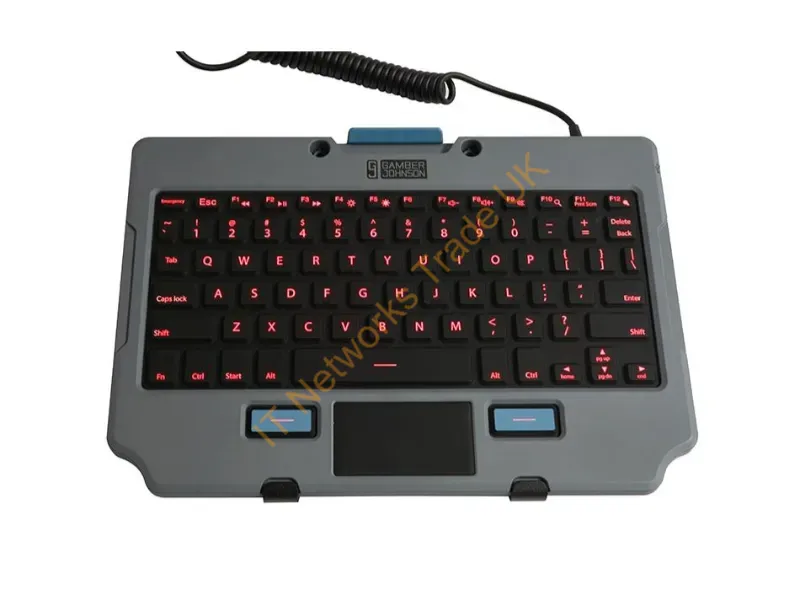7170-0817-01 - Gamber-Johnson 7170-0817-01 Mobile Device Keyboard Black, Gray Usb Qwerty English
