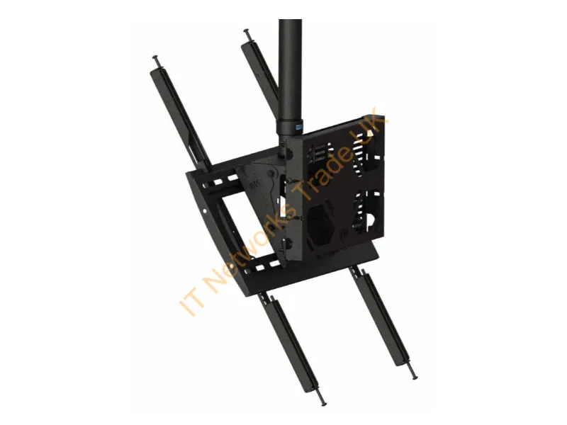 7170-1159-01 - Premier Mounts Ultra Tilt Portrait Dual Swivel 75" Black