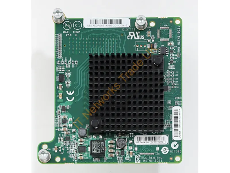 718203-B21 HP LPE1605 Dual-Port Fibre Channel 16GB/s Mezzanine Host Bus Adapter Fiber Channel Controller