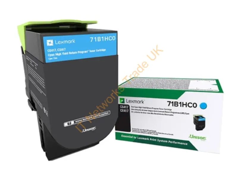 71B1HC0 - Lexmark 71B1Hc0 Toner Cartridge 1 Pc(S) Original Cyan