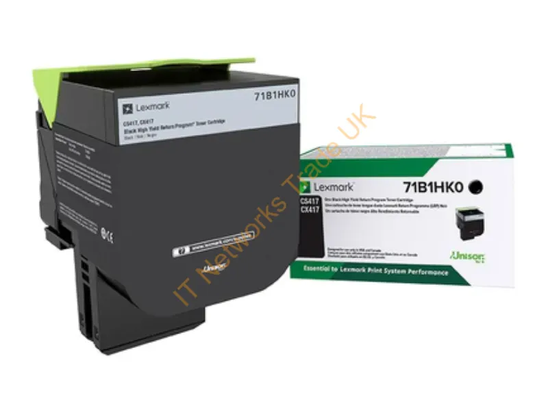 71B1HK0 - Lexmark 71B1Hk0 Toner Cartridge 1 Pc(S) Original Black