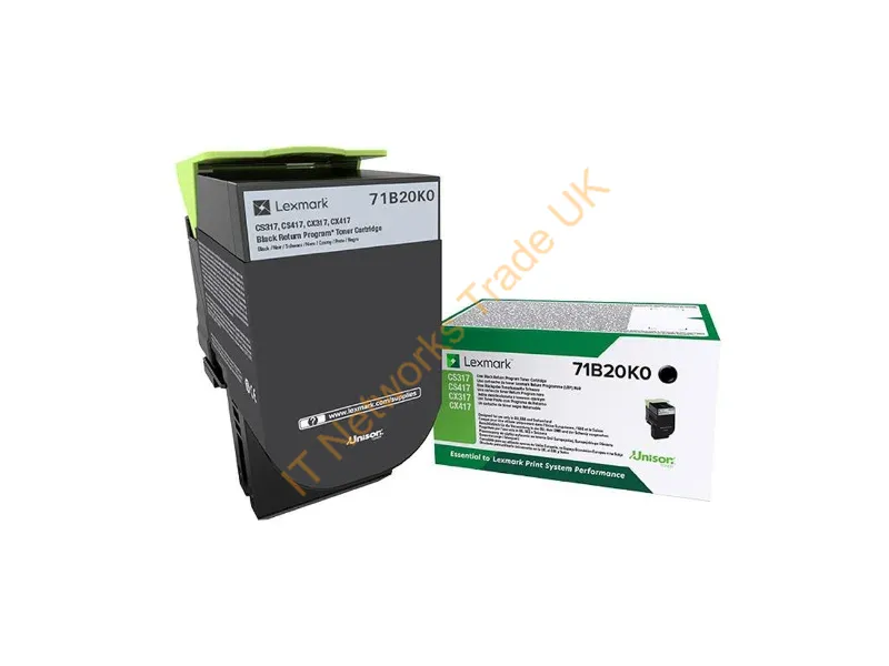 Lexmark 71B20K0 Toner black, 3K pages Accessory