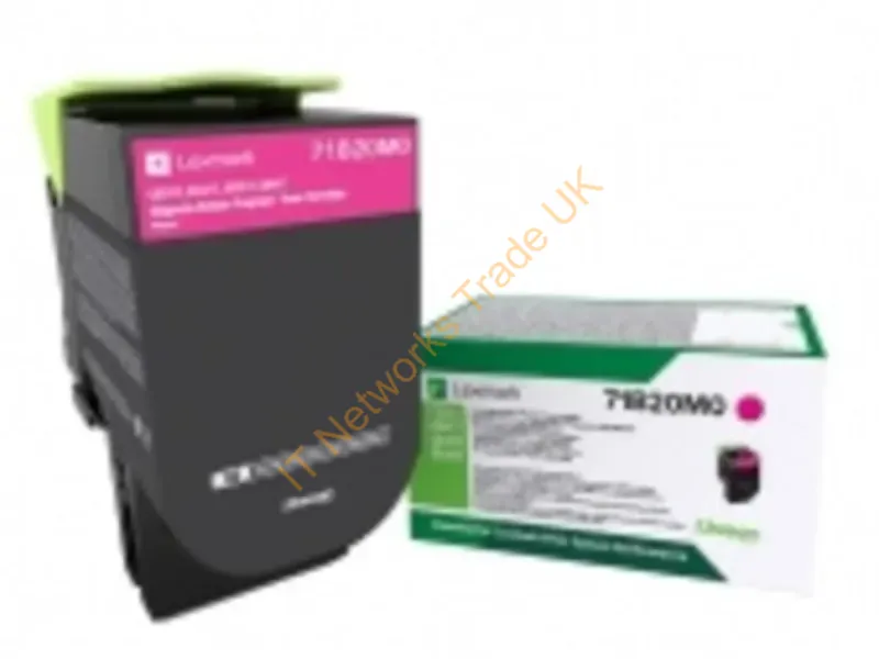 Lexmark 71B20M0 Toner magenta, 2.3K pages Accessory
