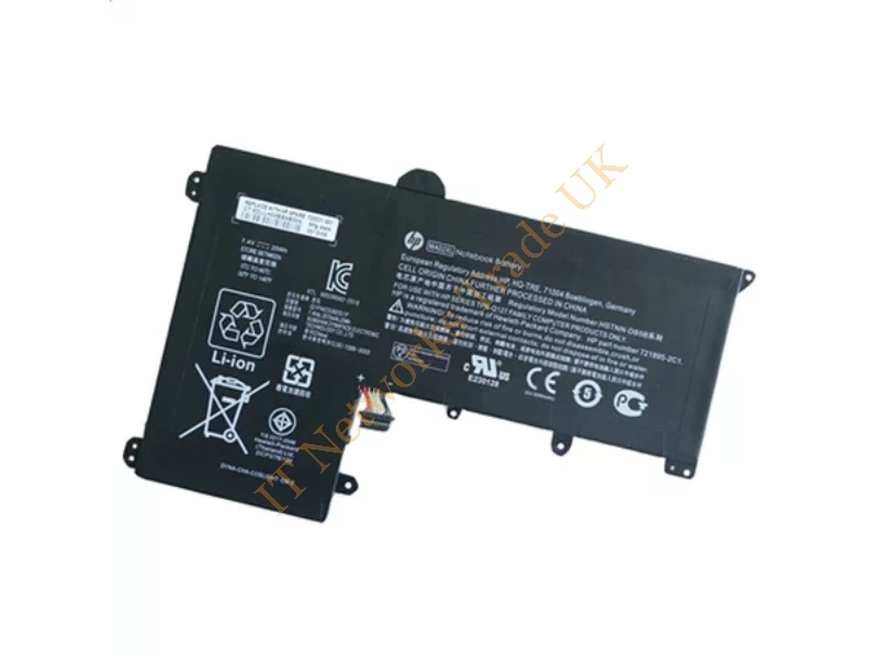 722231-001 HP 3-Cell 3380mAh 25Wh 7.4V Li-Poly Battery for Slatebook 10-H005RU X2/10-H013RU X2 Laptop Battery